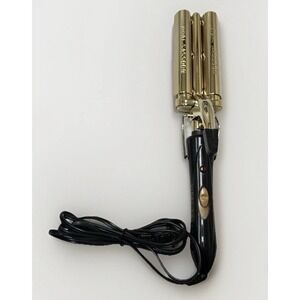 Vidal Sassoon Gold Series 3 Barrel 5/8" Triple Barrel Waver Curling Iron VS184
